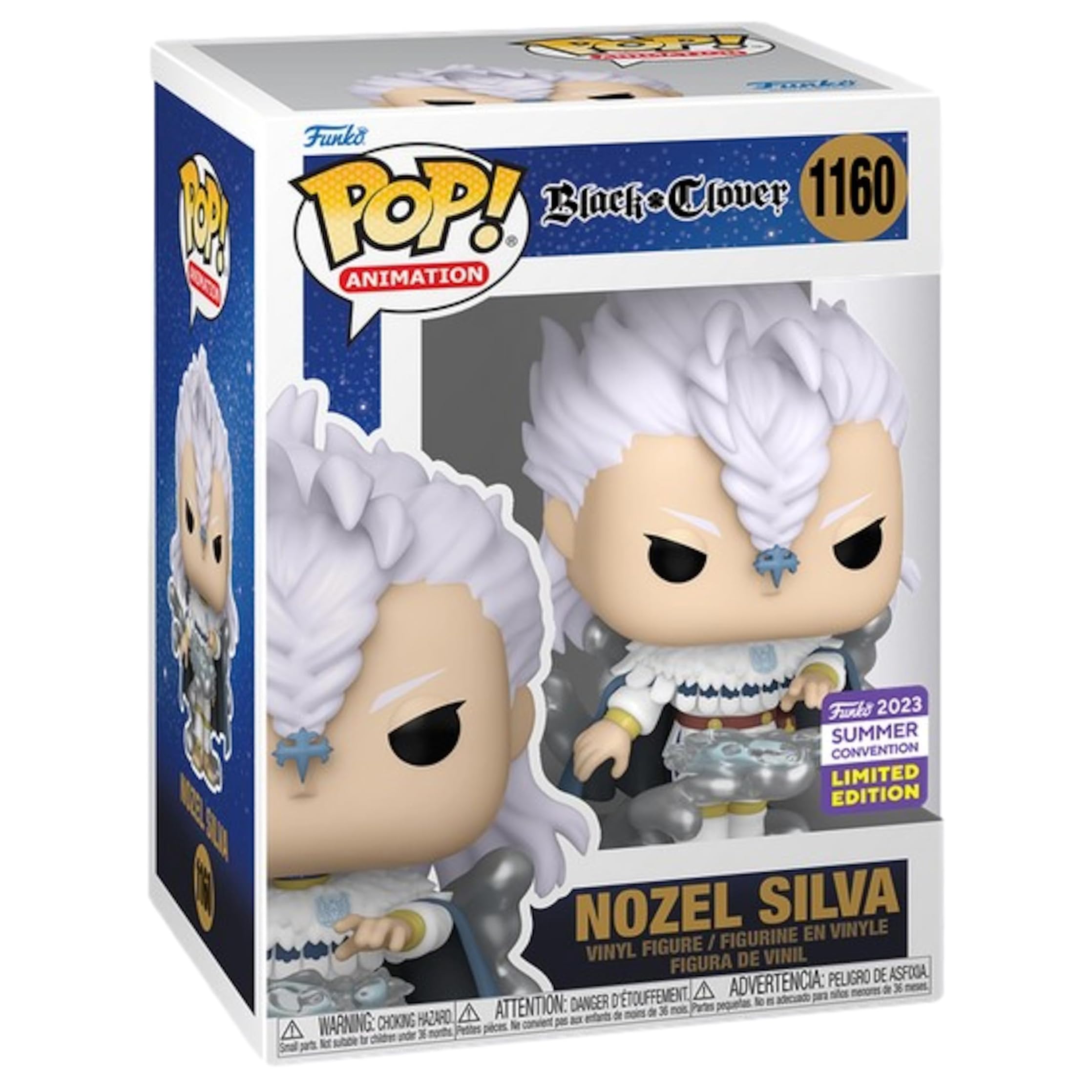 Funko Pop! Animation Black Clover Nozel Silva SDCC 2023 Summer Convention Exclusive Collectible Figure - Perfect for Anime Fans, Gift Ideas & Display Collection