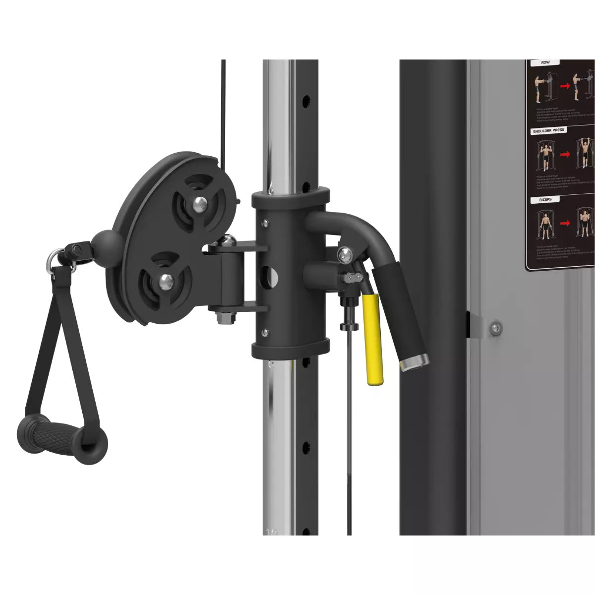 Spirit CSF FUNT Functional Trainer - Adjustable Home Gym Equipment for Full-Body Workouts | Strength Training & Fitness Exercises for Men & Women | Perfect for Home Gym, Garage, or Small Spaces