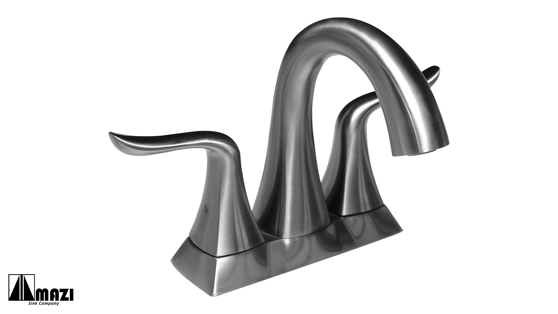 Brushed Nickel Bathroom Vanity Faucet 312BN - Modern Single Handle Sink Faucet for Bathroom & Powder Room Remodeling