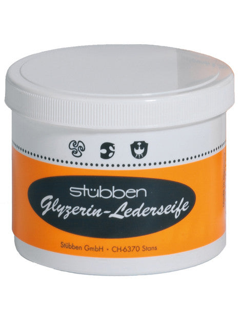 Stubben Glycerine Saddle Soap - Premium Leather Cleaner & Conditioner for Horse Saddles, Boots & Bags | Gentle Cleaning & Protection for Equestrian Gear & Leather Accessories | Perfect for Daily Maintenance & Deep Cleaning