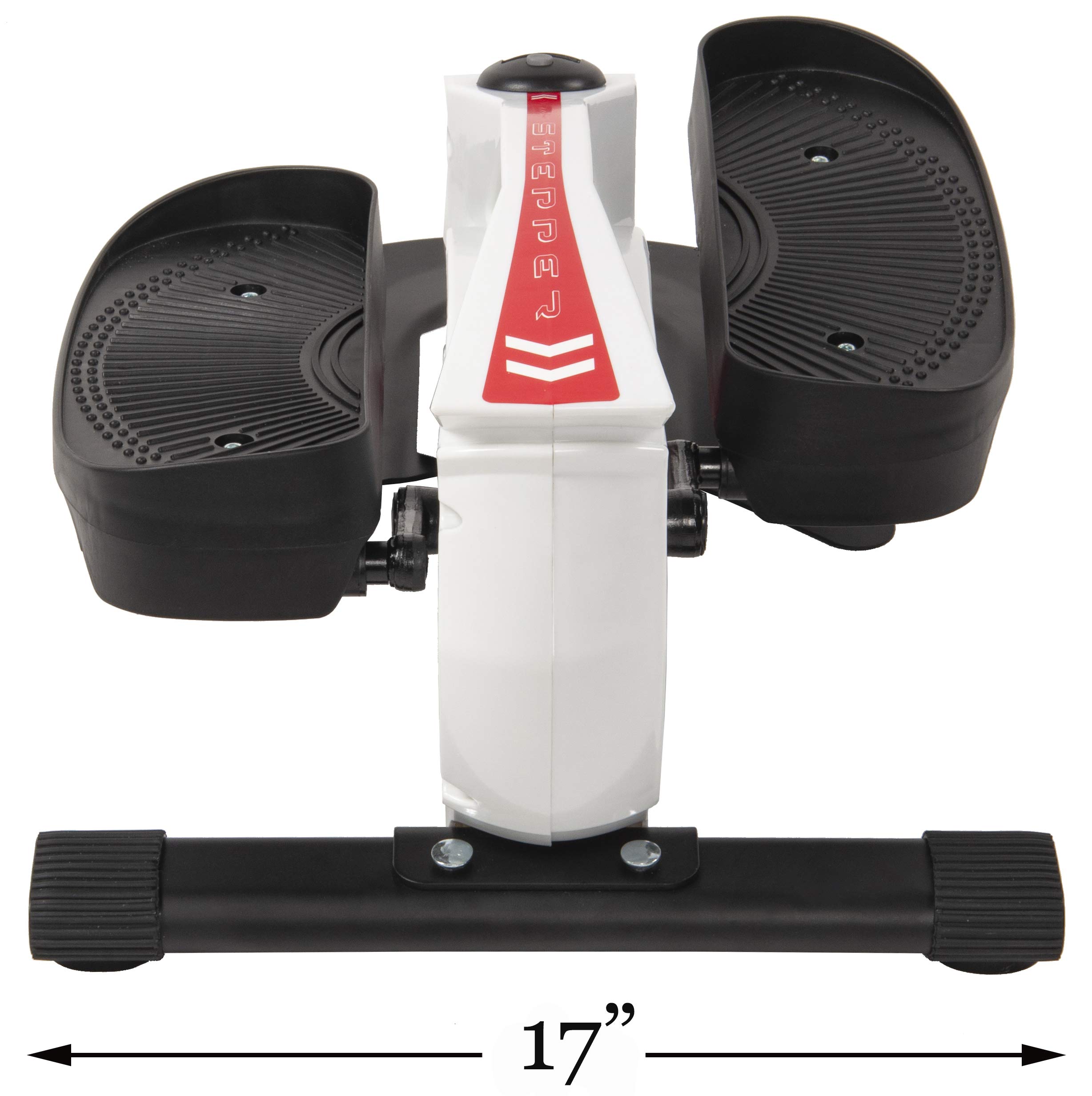 BalanceFrom Under-Desk Elliptical Machine - Portable Pedal Exerciser with LCD Display, 8-Level Adjustable Resistance & Non-Slip Pedals | Compact Home Office Fitness Equipment for Workout While Sitting