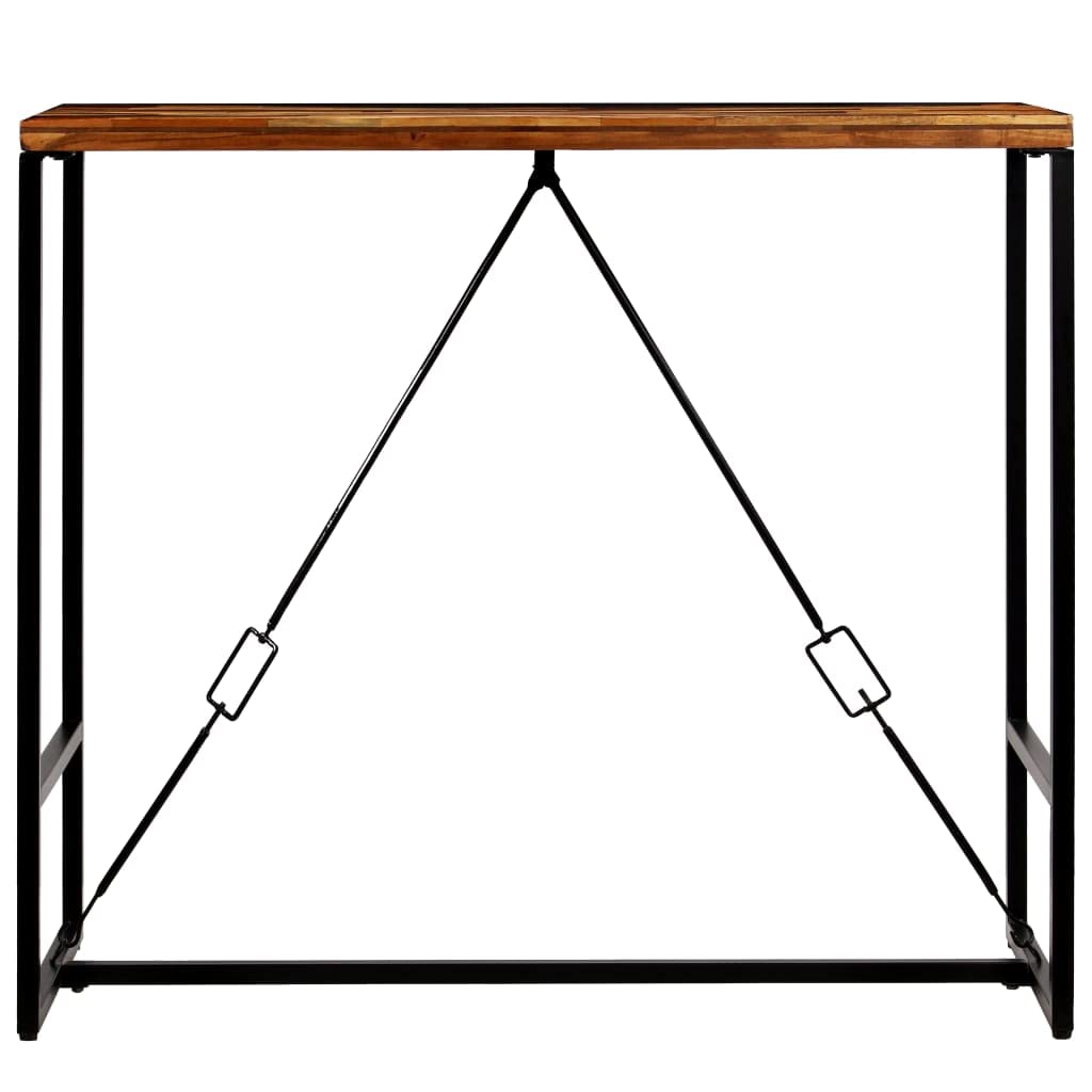 Solid Reclaimed Wood Bar Table 47.2
