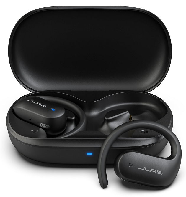 JLab JBuds Open Sport Air Conduction Wireless Earbuds - Bluetooth 5.2, IP55 Waterproof, 8+ Hour Battery for Running, Cycling & Outdoor Activities