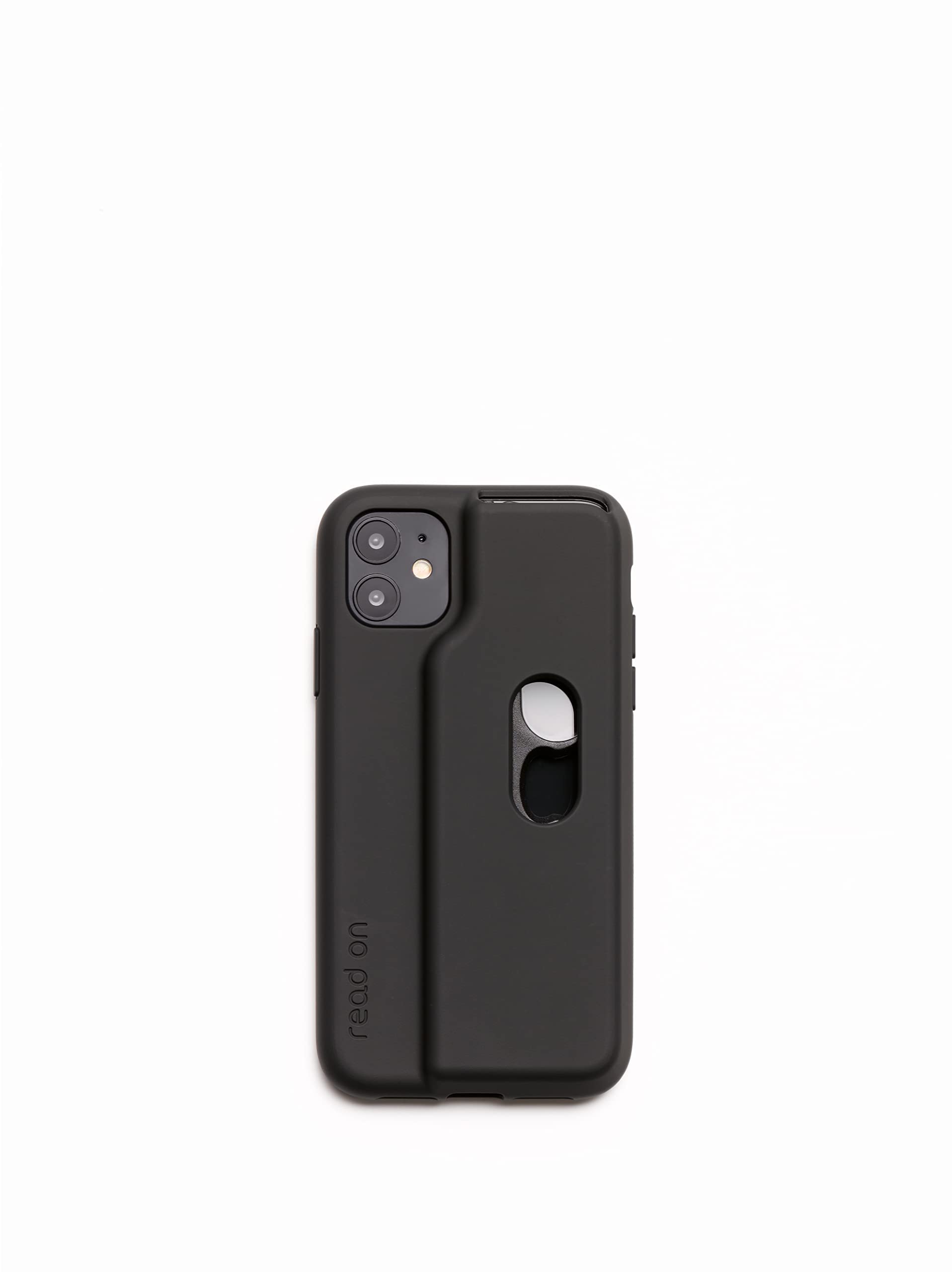 Readon iPhone XR & 11 Case with Built-in Reading Glasses - Protective Phone Cover with Magnifier for Reading, Perfect for Book Lovers & Seniors - Use at Home, Office or Travel