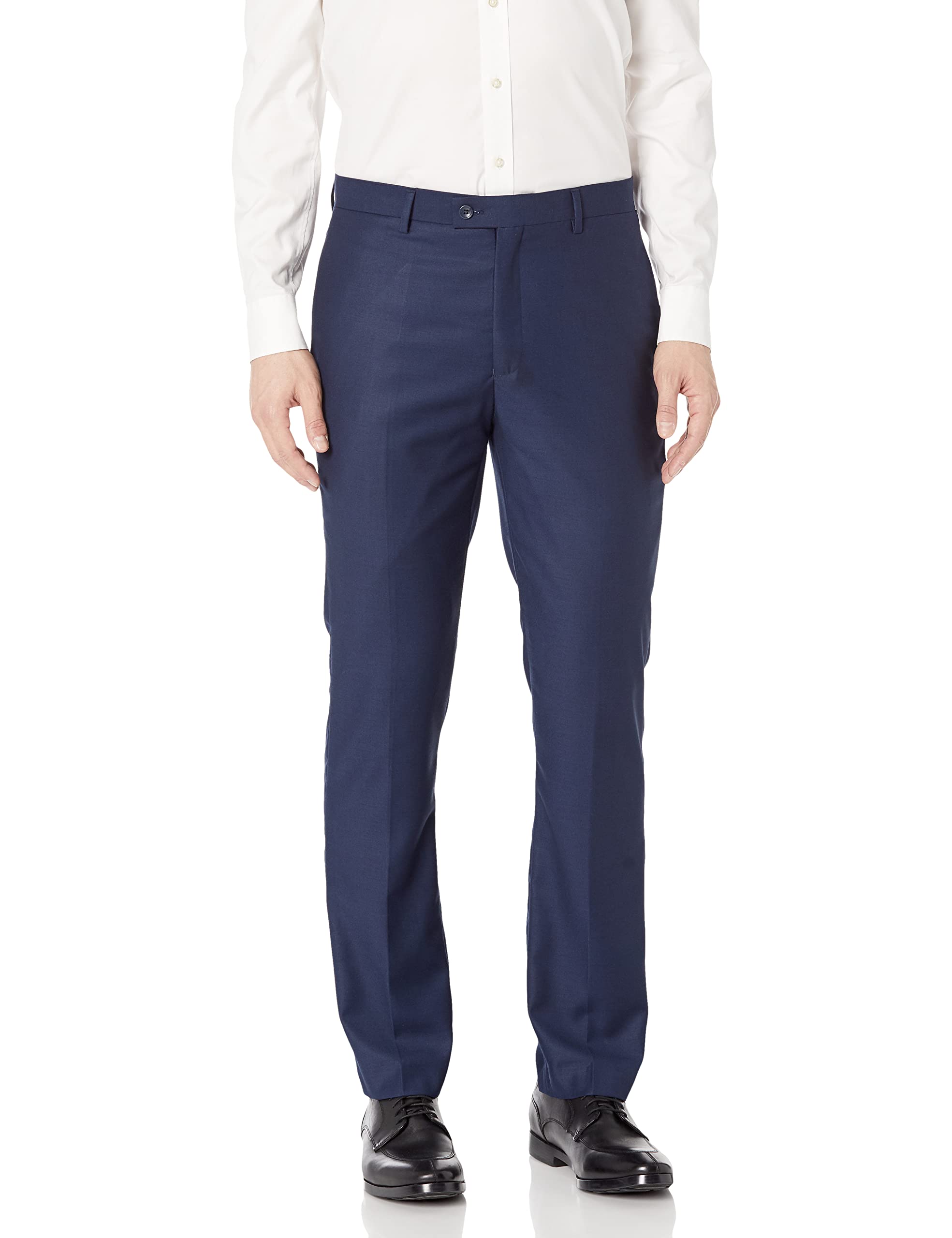 Slim Fit Men's Dress Pants for Office & Business - Comfortable Solid Color Formal Trousers for Work, Interviews & Special Occasions