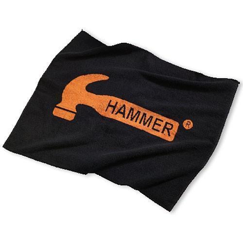 Premium Hammer Logo Bowling Towel - High Absorbency Microfiber for Bowling Balls & Shoes - Perfect for League Play & Practice Sessions
