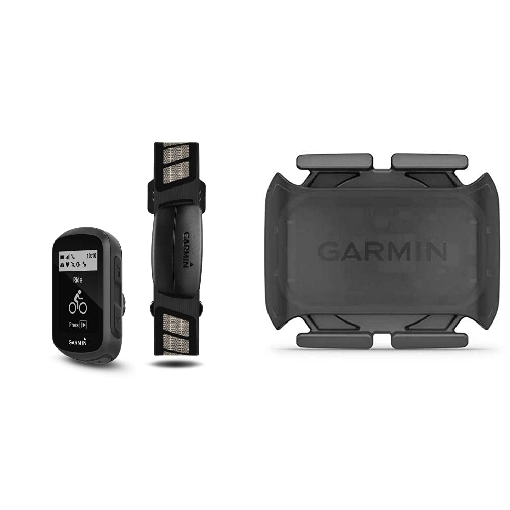 Garmin Edge 130 Plus GPS Bike Computer with HR Monitor & Cadence Sensor - Perfect for Cycling Workouts & Performance Tracking