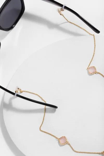 Gemstone Convertible Mask Chain - Adjustable Beaded Lanyard for Face Masks | Stylish & Practical Jewelry Accessory for Women - Perfect for Work, Travel & Daily Use