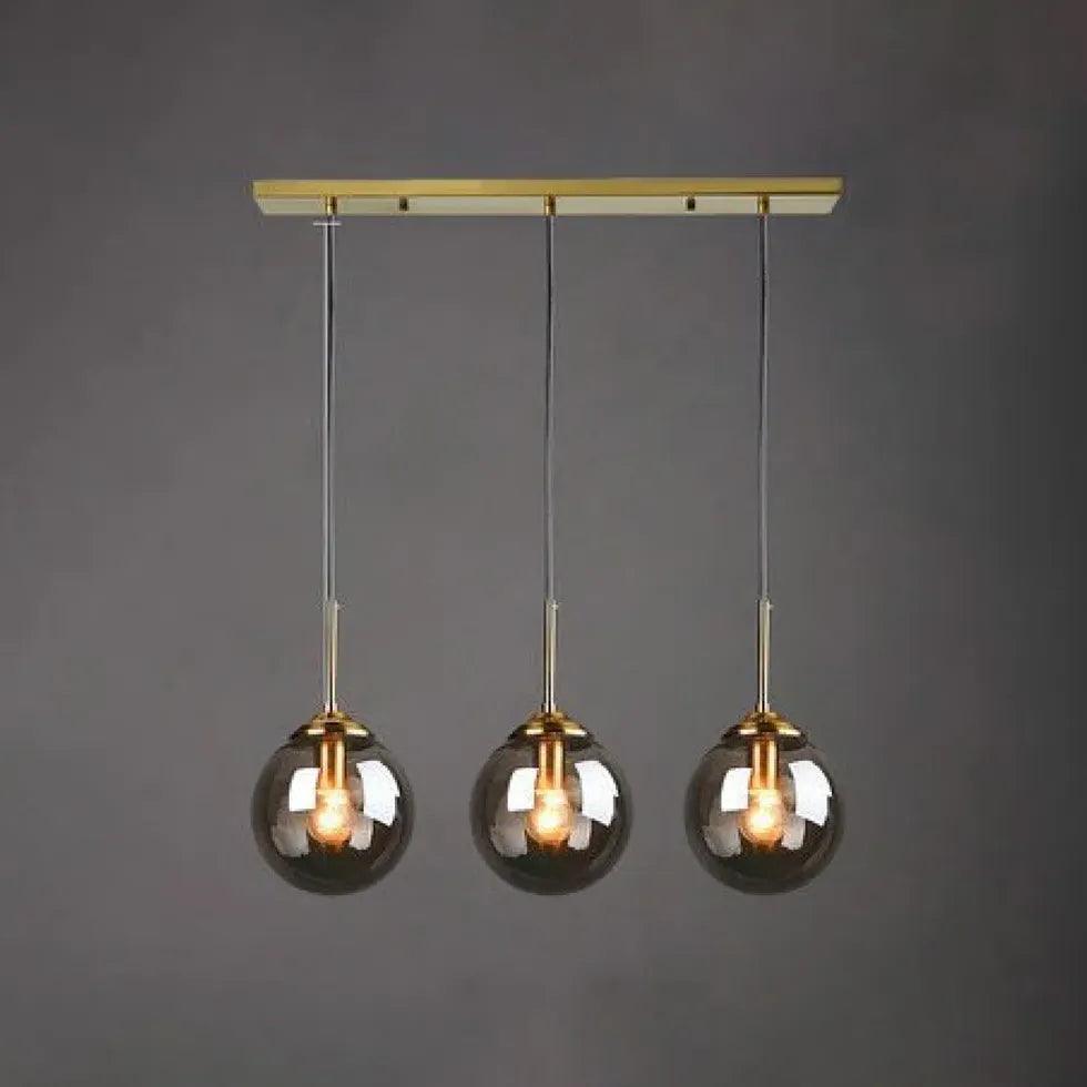 Modern Semi-Transparent Glass Single Bulb Minimalist Pendant Light - Perfect for Kitchen Island, Dining Room, or Bedroom Lighting