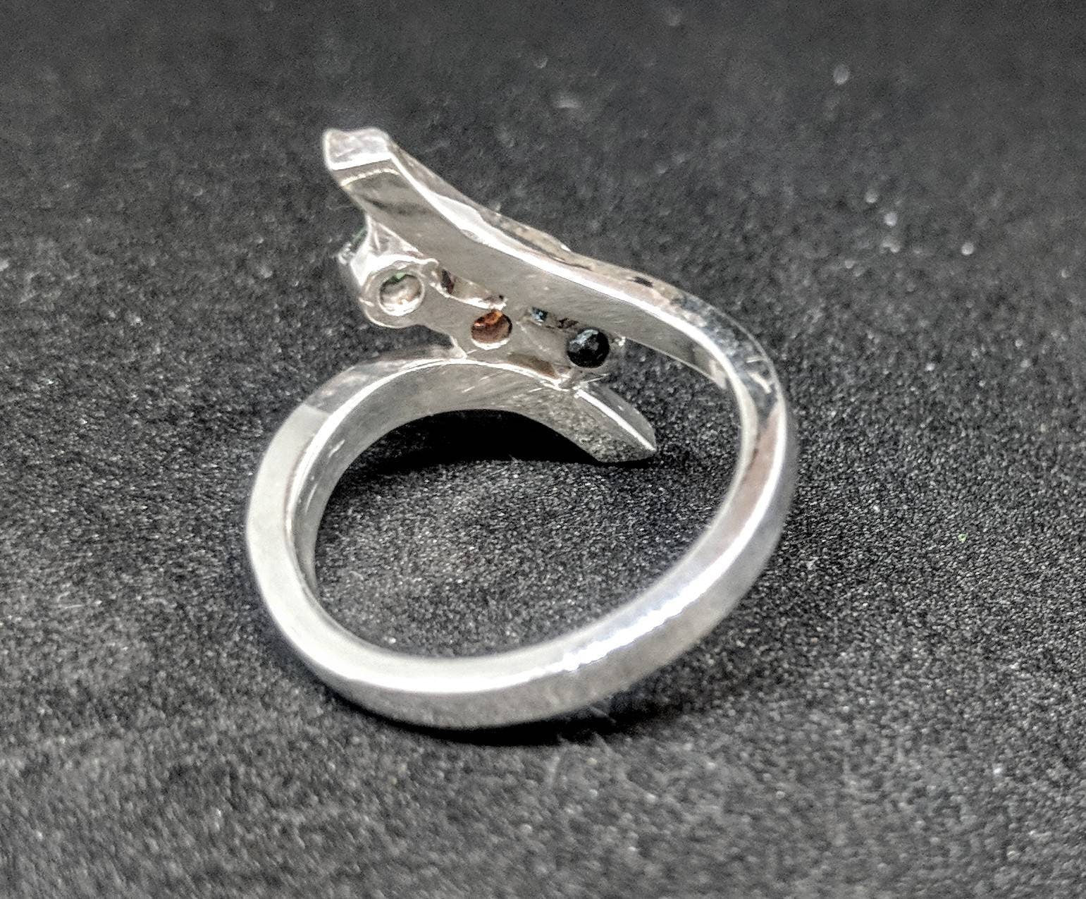 Custom Mothers Ring - Solid Sterling Silver or 14K Gold (White/Yellow/Rose) - 3/4/5/6 Stone Personalized Jewelry with Engraving - Size 7 - Perfect Gift for Mom, Grandma, Birthday & Mother's Day