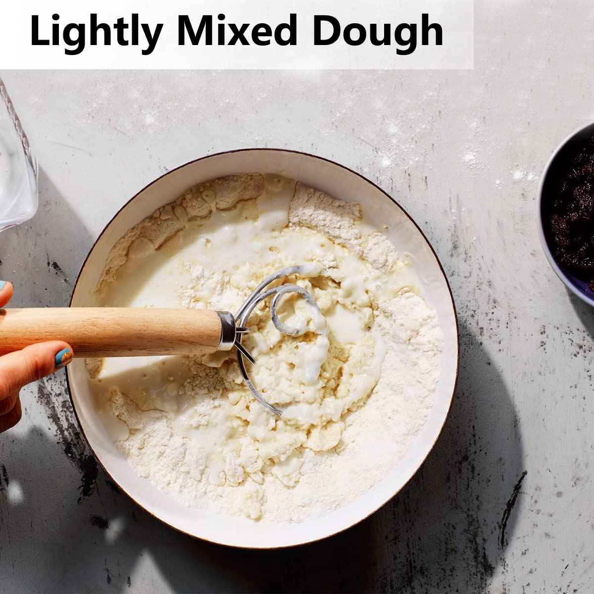 Premium Stainless Steel Danish Dough Whisk 13