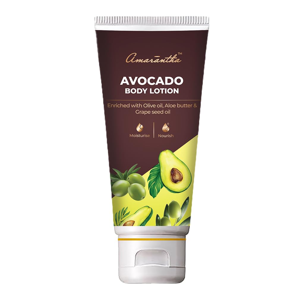Amarantha Avocado Body Lotion - Hydrating & Nourishing Moisturizer for Dry Skin | Perfect for Daily Use & After Shower Care
