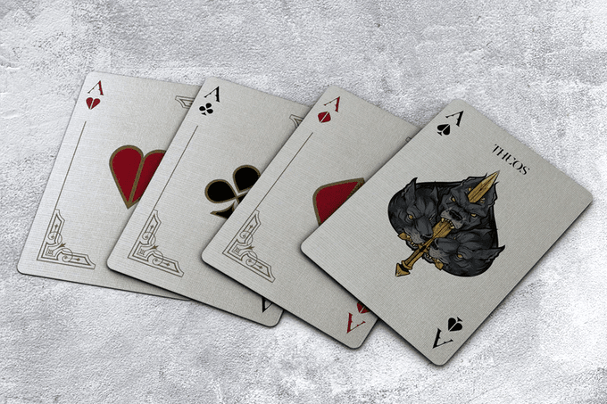 Premium Theos Playing Cards - Purple Deck for Magic Tricks, Poker, and Card Games | Ideal for Professional Magicians, Poker Players, and Game Nights