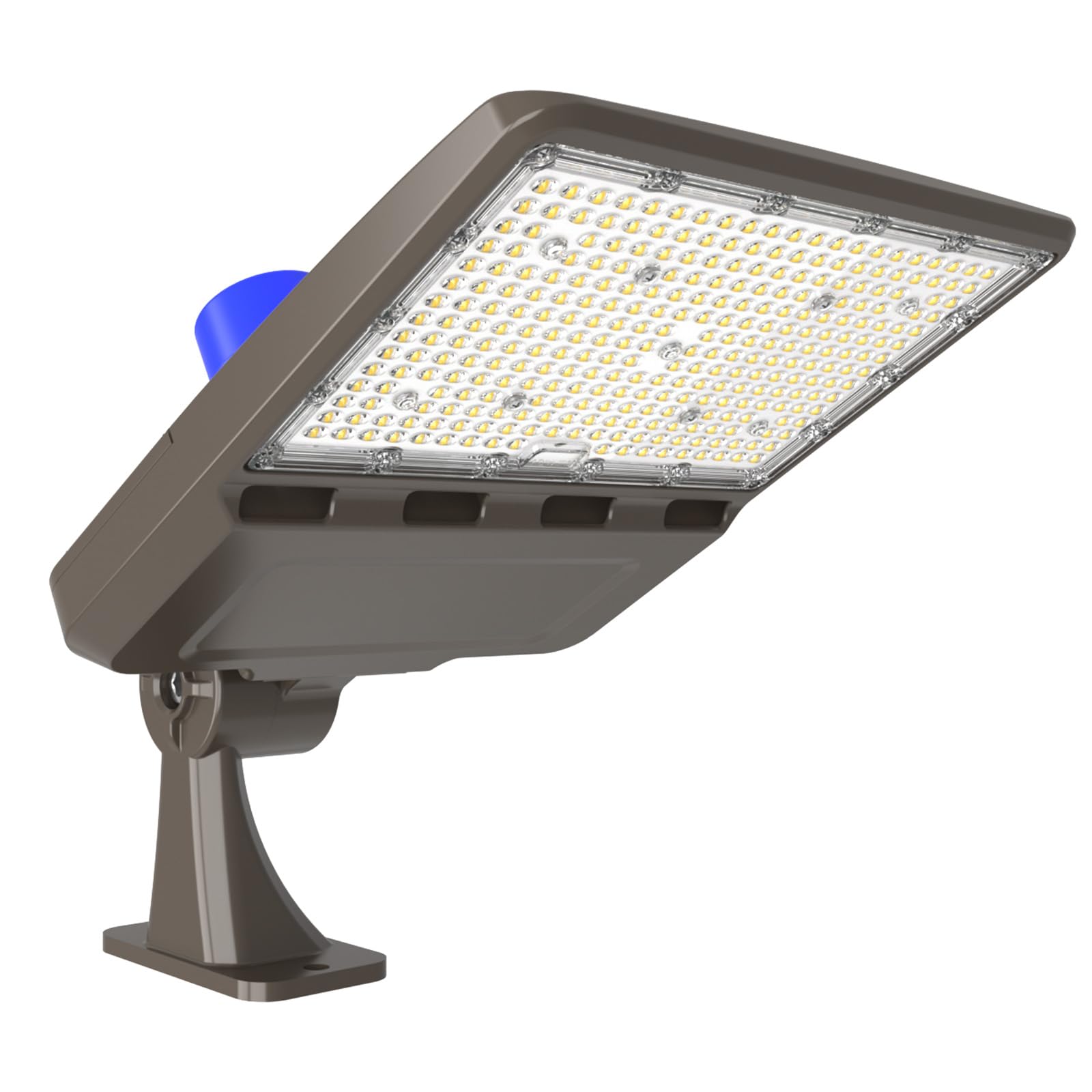 YXL LED Shoebox Light 21000LM 5000K Daylight - IP65 Waterproof Outdoor Area Light with Dusk to Dawn Photocell - Perfect for Parking Lots, Sports Stadiums, Warehouses & Building Exteriors
