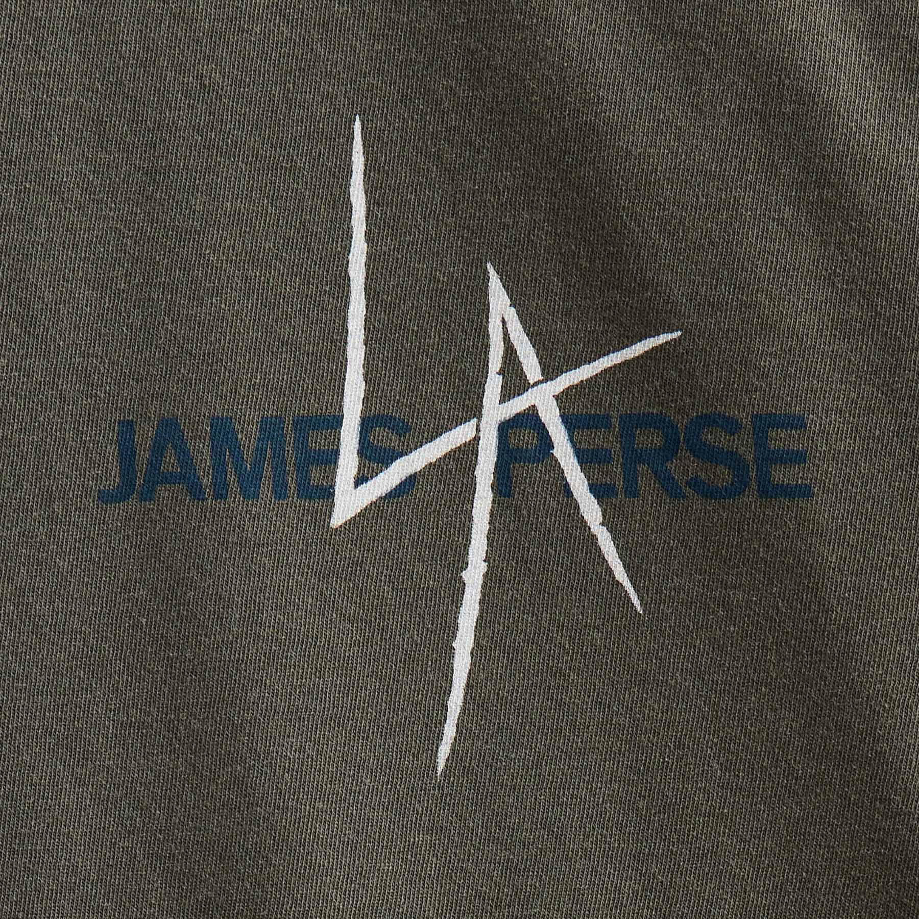 JP x LA Short Sleeve Crew Neck T-Shirt for Men | Platoon Pigment Washed Cotton Tee | Casual Streetwear for Summer Outfits & Daily Wear
