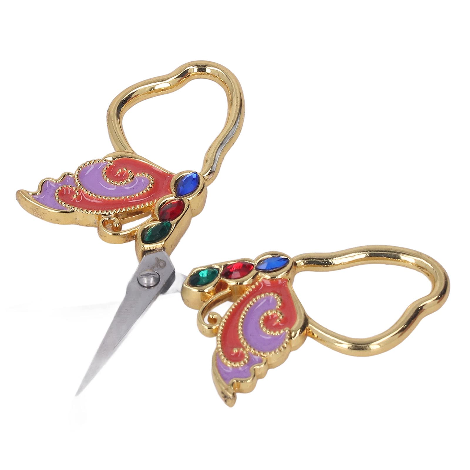 Portable Compact Sewing Embroidery Scissors - Professional Sharp Weaving Scissors for Home & Travel - Perfect for Quilting, Crafting & DIY Projects