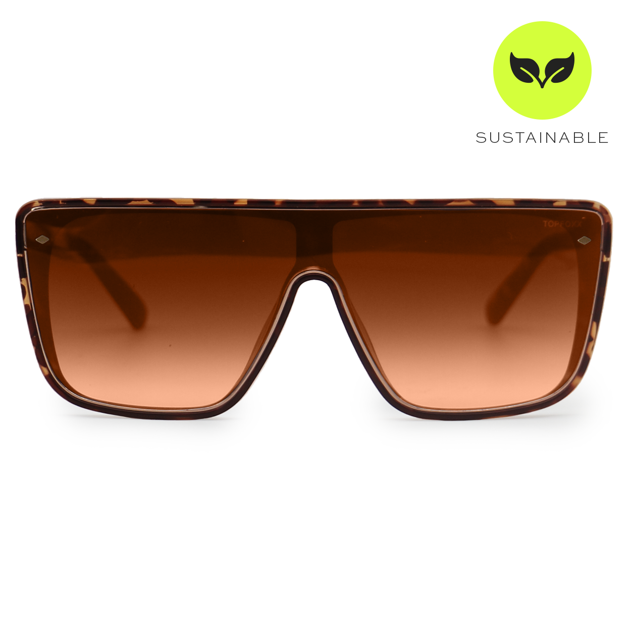 Sustainable Rayz Limited Edition Tortoise Square Sunglasses – Eco-Friendly Fashion for Outdoor Activities & Beach Vacations