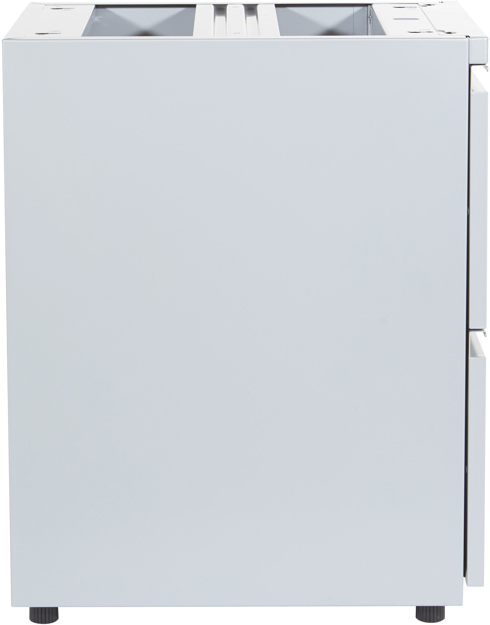 Office Star 22 Open Top Pedestal with Adjustable Glides - Heavy Duty Mobile File Cabinet for Office Organization & Document Storage