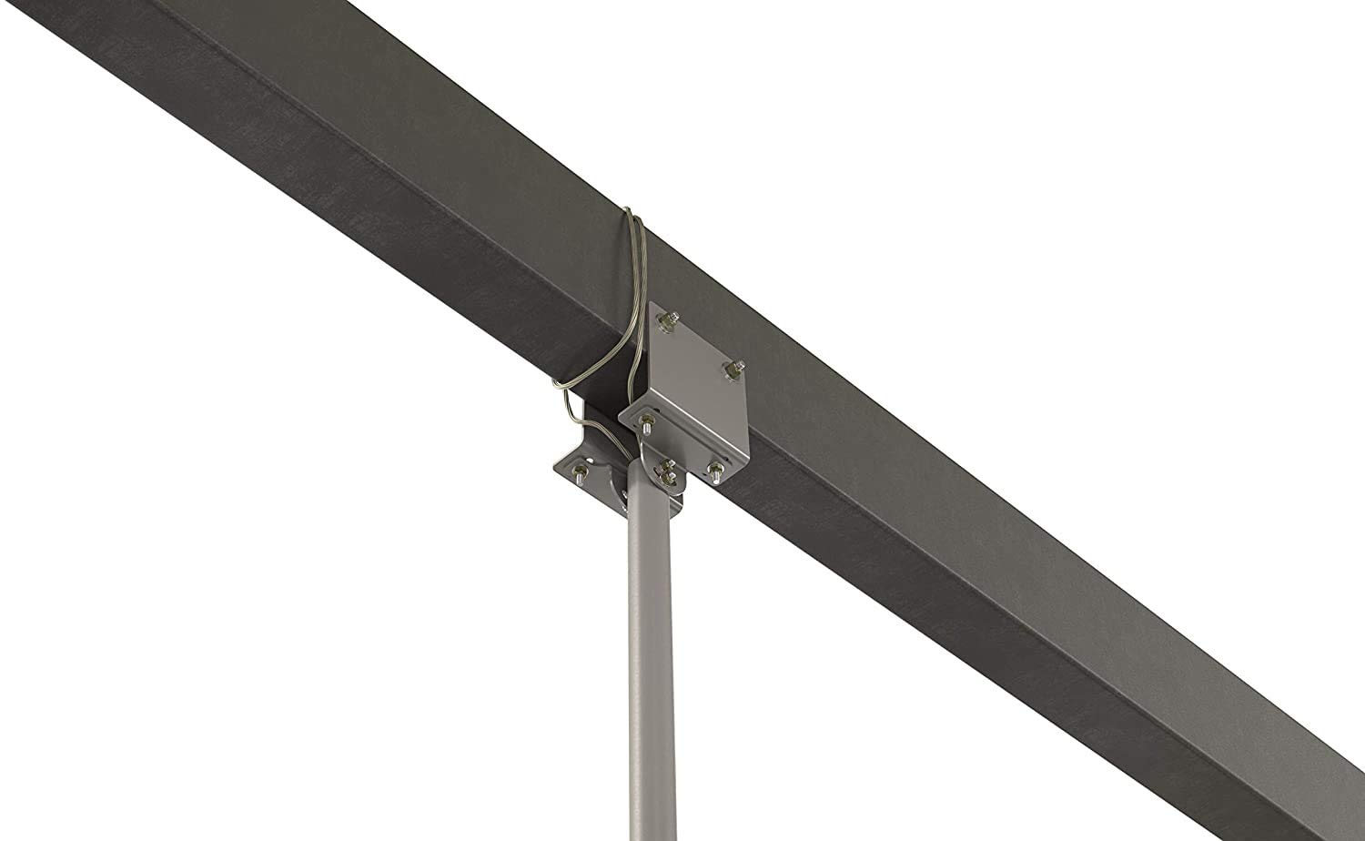 Big Ass Fans Solid Beam L Bracket Escutcheon Combo Mounting Kit for Commercial Ceiling Fans (Essence & e-Series) - Heavy Duty Indoor/Outdoor Installation with Instructions - Perfect for Warehouses, Gyms & Large Spaces