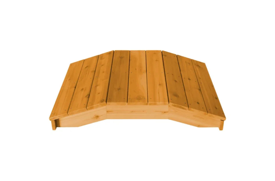 Premium Wooden Plank Bridge for DIY Projects, Garden Decor, and Model Train Scenes - Durable Natural Wood Miniature Bridge for Crafts, Landscaping, and Railroad Displays