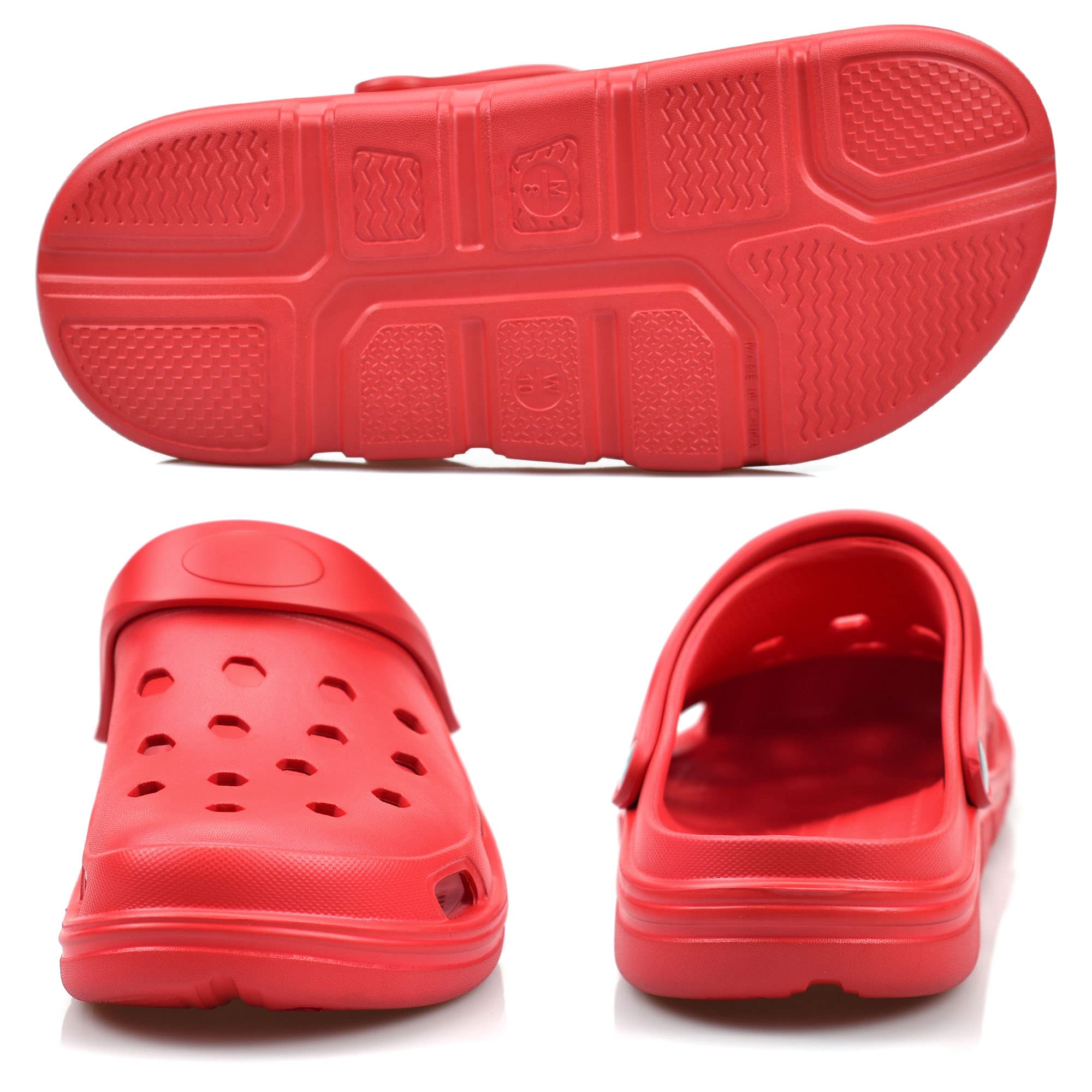 PIMIO Garden Clogs for Women & Men - Slip On Work Shoes with Arch Support, Quick-Dry Water Shoes, Comfortable Casual Sandals & Slippers - Perfect for Gardening, Beach, Pool & Outdoor Activities