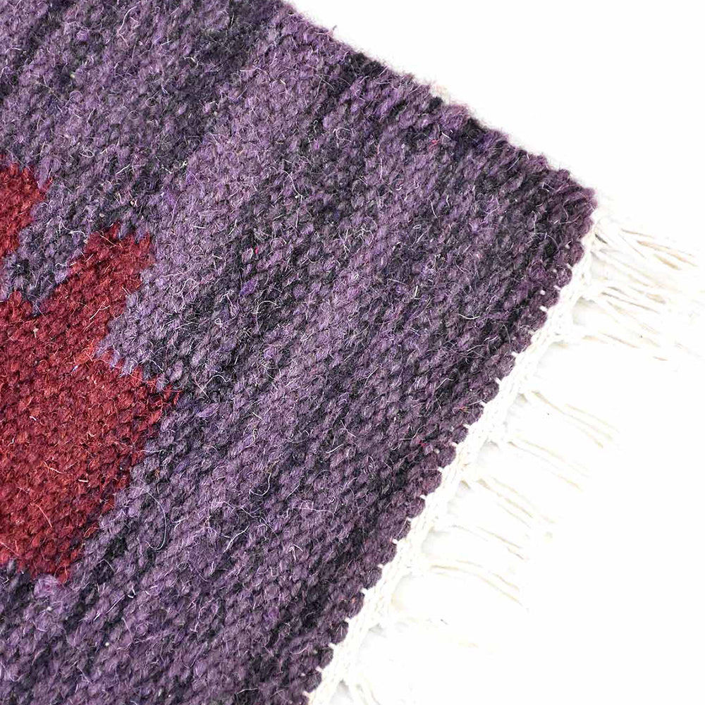 Hand Woven Bohemian Area Rug - Soft Cotton Braided Floor Mat for Living Room, Bedroom & Nursery - Eco-Friendly Home Decor