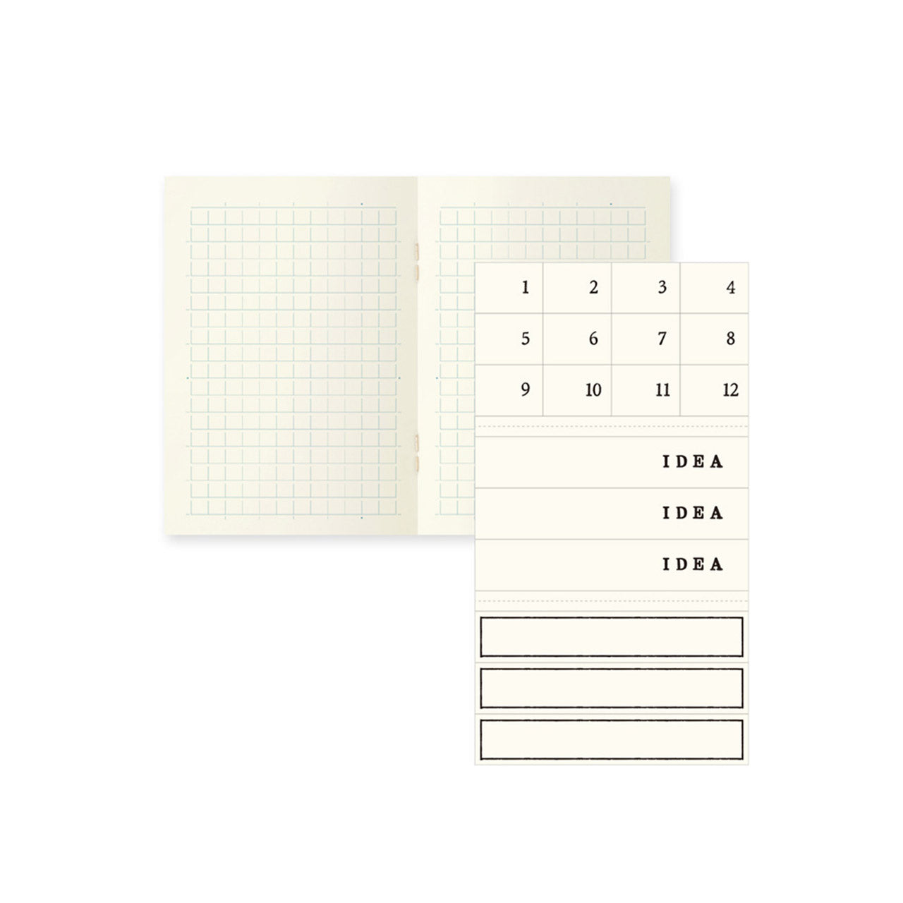 MD Notebook Light A7 - Slim & Portable A7 Notebook for Journaling, Sketching & Note Taking - Perfect for Travel, Office & School Use