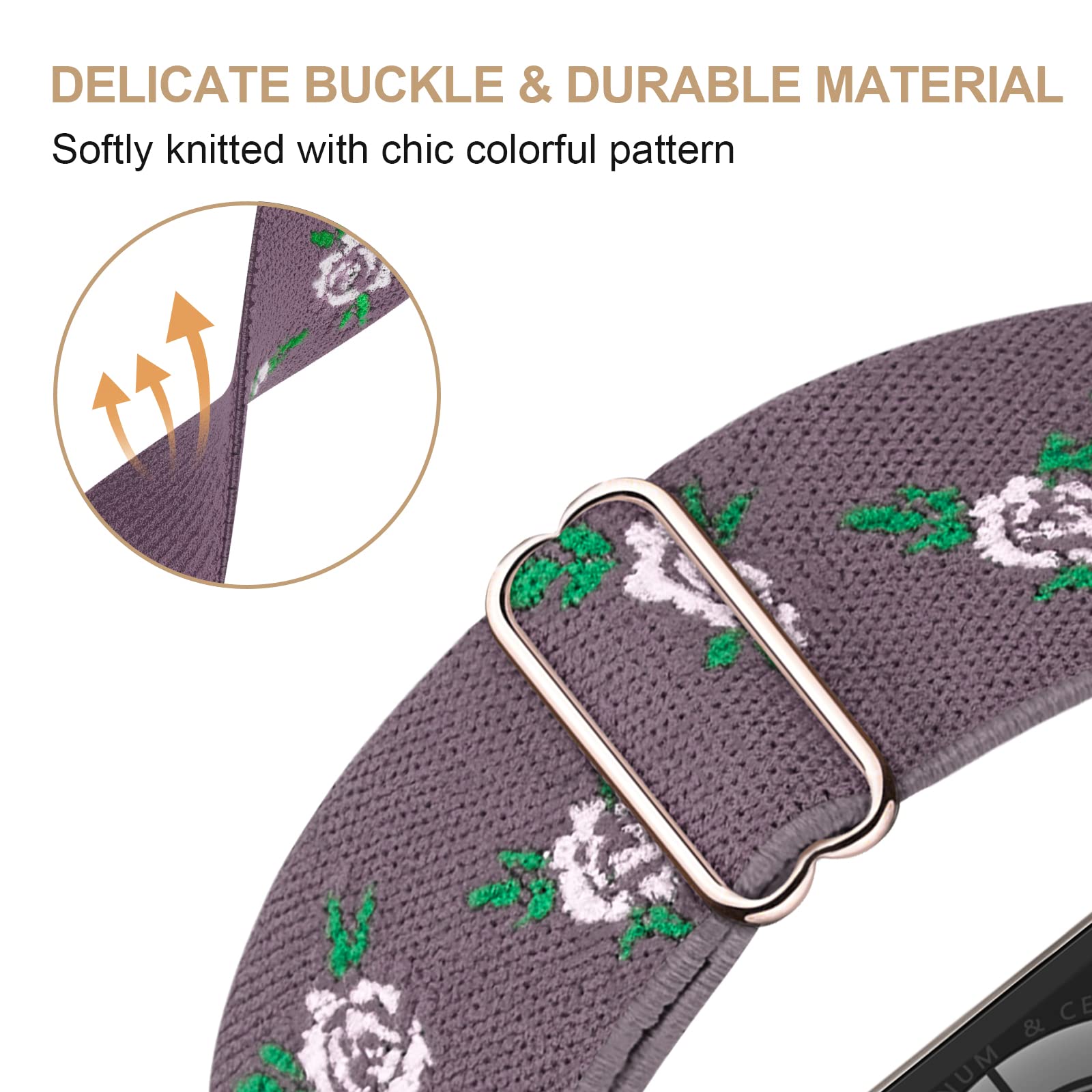 Premium Stretchable Nylon Solo Loop Watch Band - Compatible with Apple Watch 38mm 40mm 41mm 42mm 44mm 45mm 49mm - Soft Braided Elastic Strap for iWatch Series Ultra/8/7/6/5/4/3/2/1/SE - Perfect for Workouts, Running & Everyday Wear