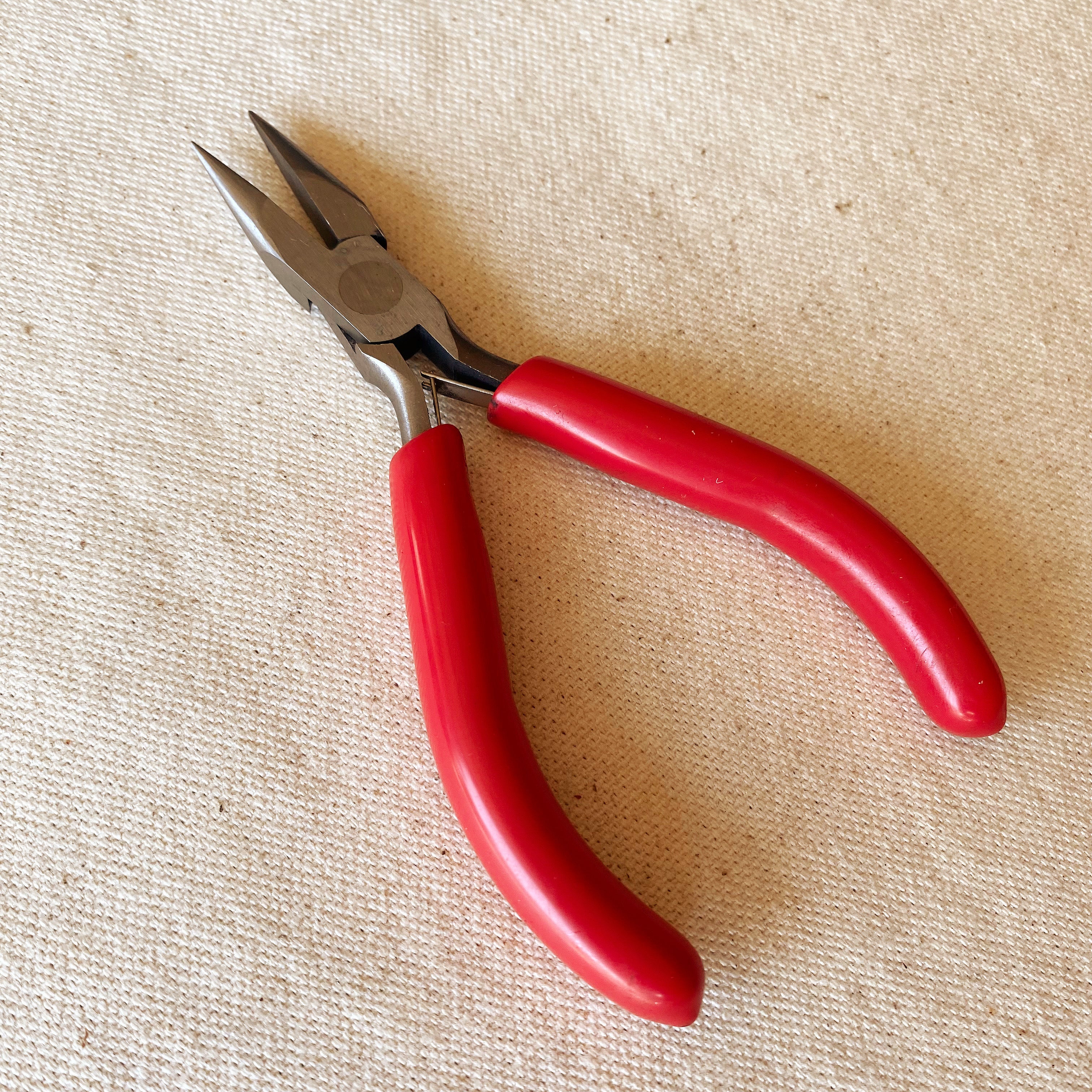 Chain Nose Pliers - Jewelry Making & Wire Wrapping Tools for DIY Crafts, Beading, and Electronics Repair | Precision Flat Nose Pliers with Comfort Grip for Detailed Work