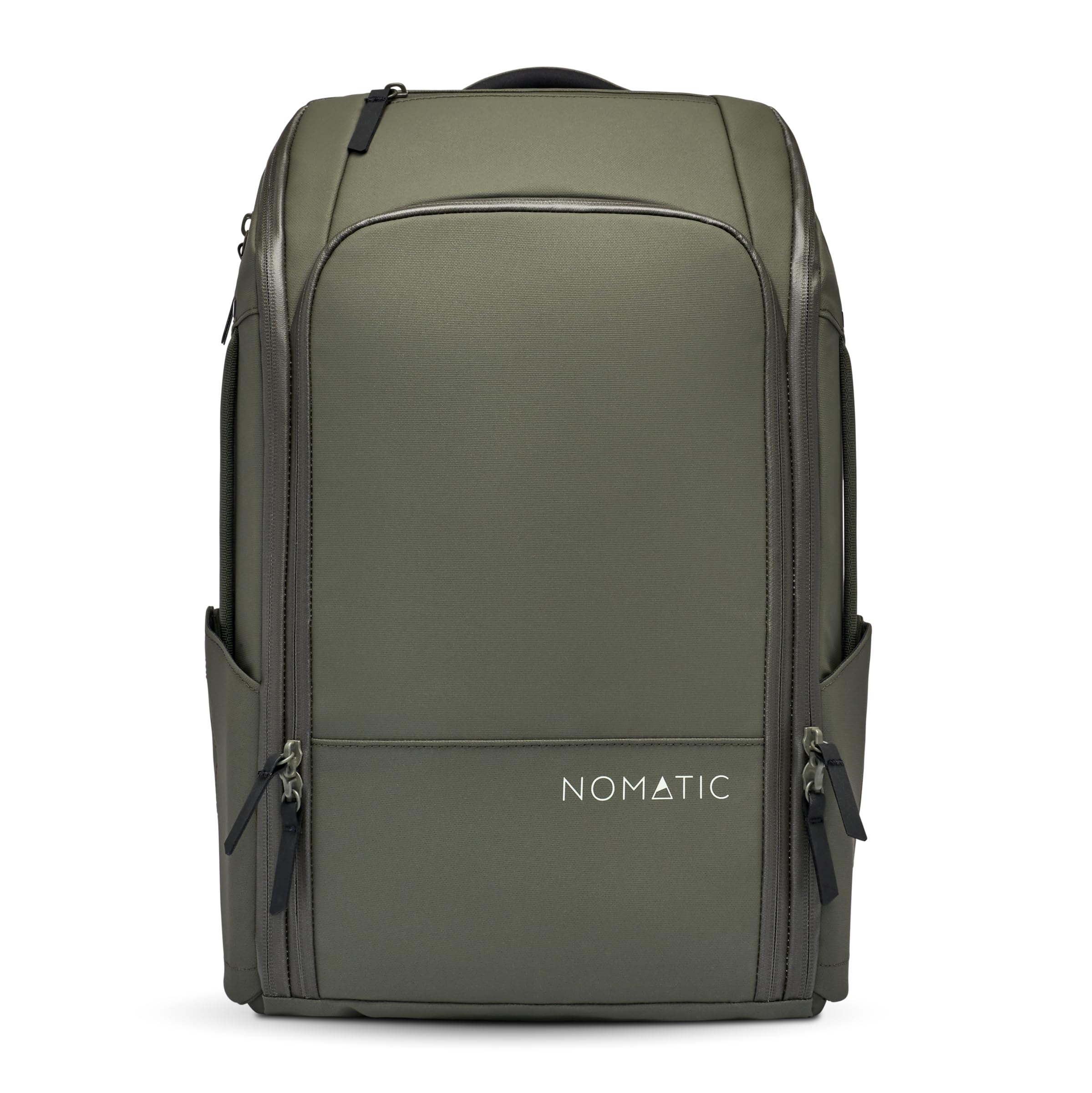 NOMATIC 14L Water Resistant Anti-Theft Laptop Backpack - Expandable Olive Computer Bag for Work, Travel & Daily Commute - Durable & Stylish Backpack for Professionals & Students