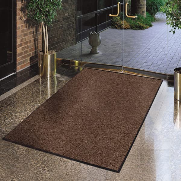 Premium Fire Red 4' x 5' Non-Slip Entrance Door Mat - Waterproof & Durable for Home, Office & Outdoor Use - Perfect for Entryways, Patios & Mudrooms