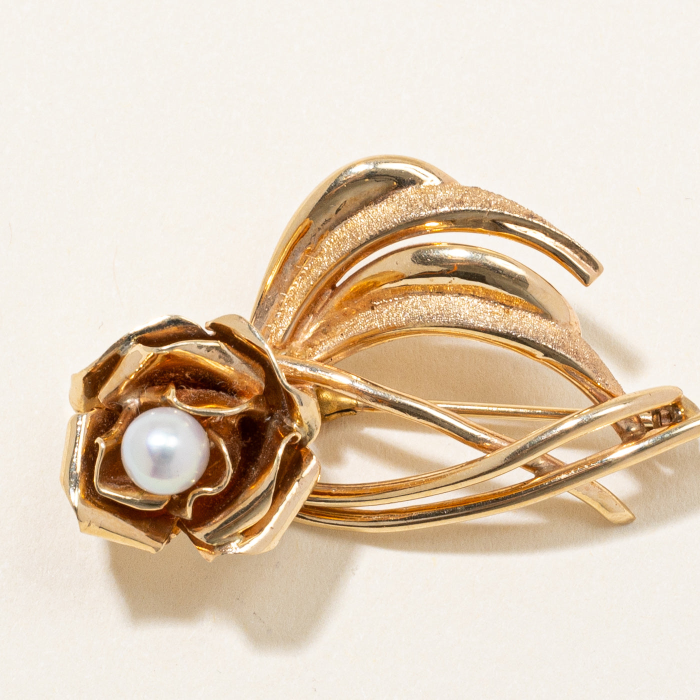 Birks' Pearl Flower Brooch - Elegant Floral Pearl Pin for Women | Perfect for Weddings, Parties & Special Occasions