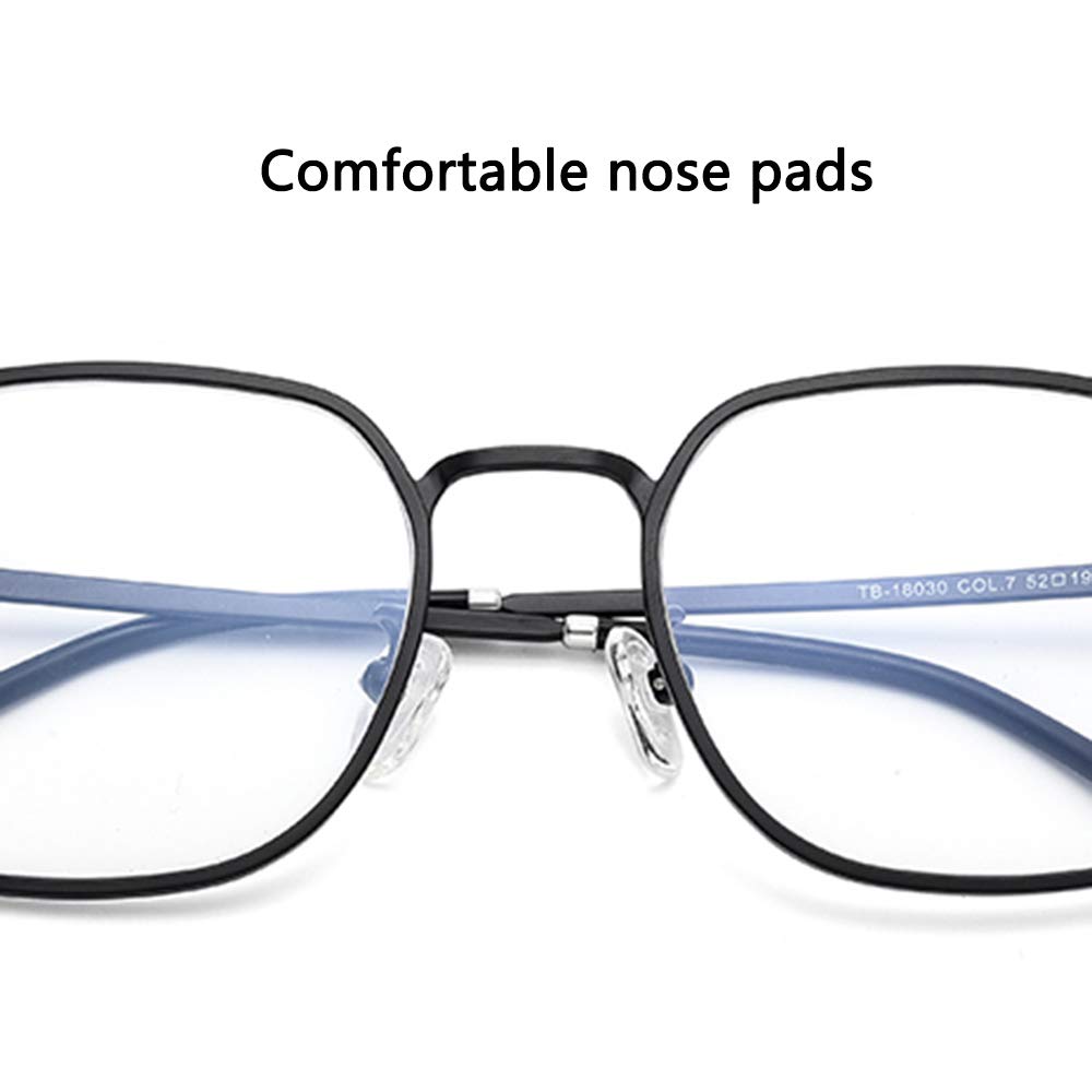 Men's UV400 Photochromic Outdoor Reading Glasses - Pure Titanium Frame HD Smart Zoom Readers (Black, +3.00) for Driving, Fishing & Outdoor Activities