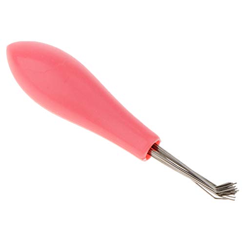 Milageto 8cm Hair Brush Comb Cleaner Tool - Remove Embedded Hair & Lint - Perfect for Salon, Home & Travel Use