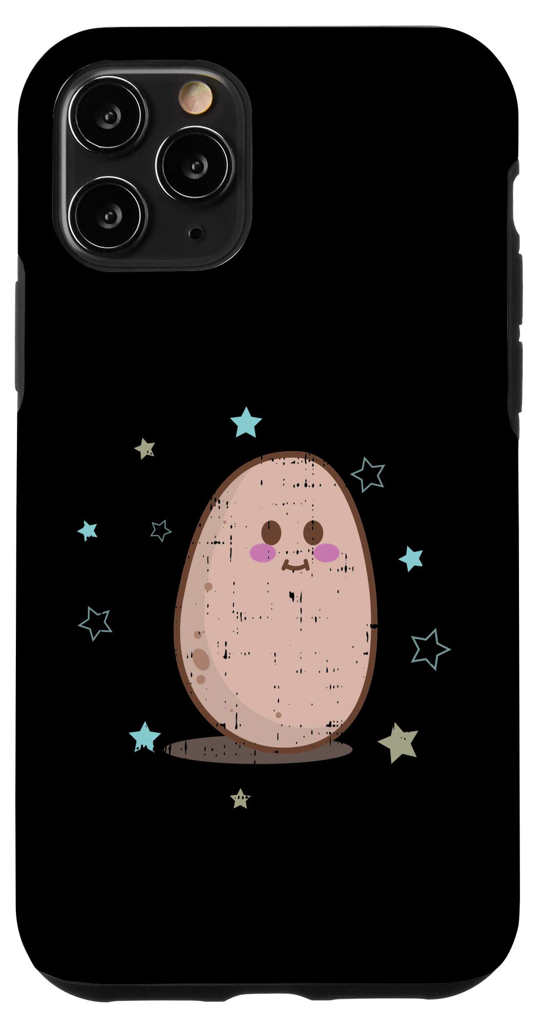 Cute Anime iPhone 11 Pro Case - Kawaii Potato Japanese Manga Style Protective Phone Cover for Girls | Perfect Gift for Anime Lovers & Japan Culture Fans | Ideal for Daily Use, Cosplay Events & Otaku Collections