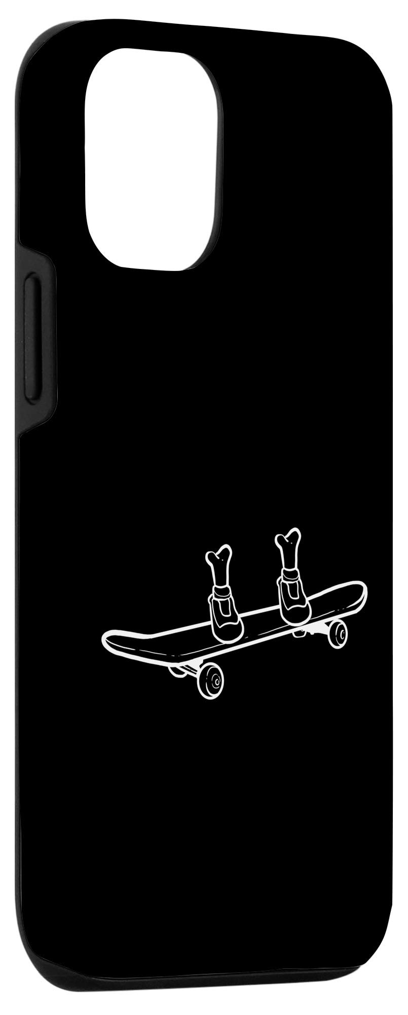 iPhone 12/12 Pro Skateboard Case - Durable Protective Phone Cover with Bones Skater Design | Perfect for Skateboarding, Snowboarding & Extreme Sports Enthusiasts