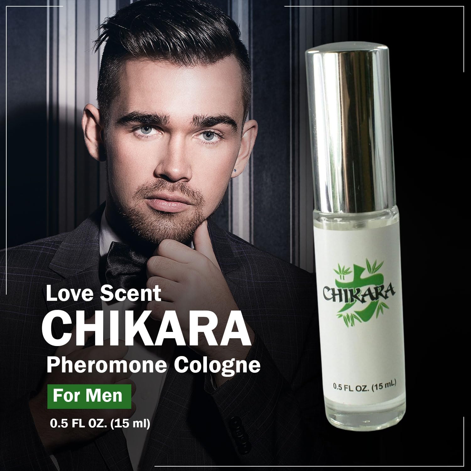 Chikara Men's Cologne - Premium Long-Lasting Fragrance for Confidence & Attraction | Perfect for Date Nights, Work, and Special Occasions