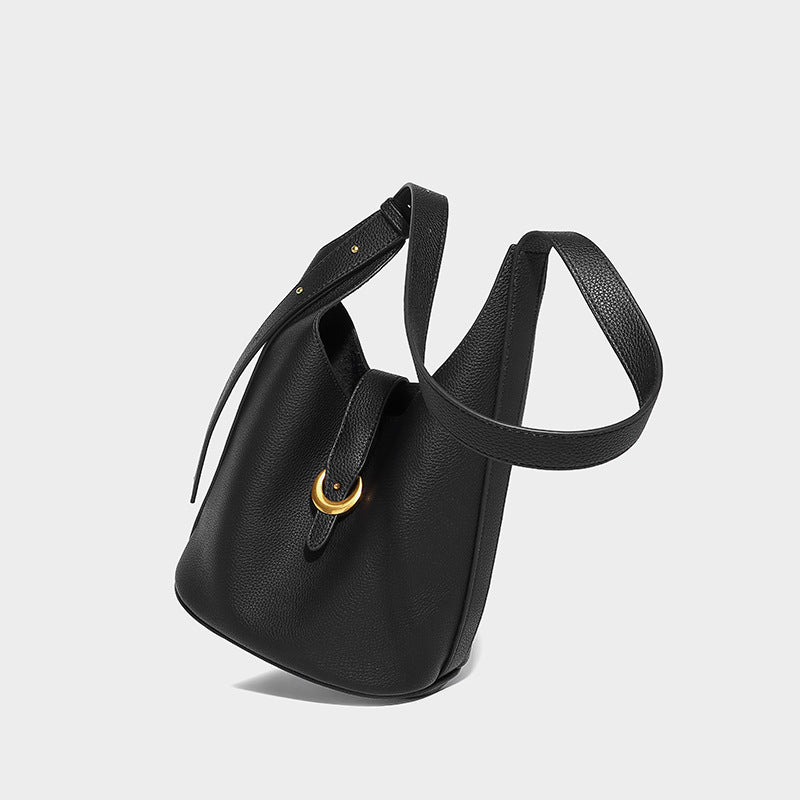 Genuine Leather Shoulder Bag for Women - Soft Cowhide Crossbody Purse - Stylish & Durable Handbag for Work, Travel & Everyday Use