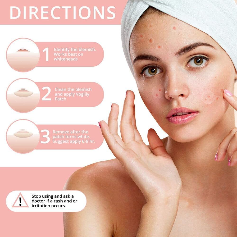 Dherik Tradworld 72 Count Acne Pimple Healing Patches - Hydrocolloid Spot Treatment for Face, Blemish & Scar Care - Perfect for Overnight Use & Daily Skincare Routine