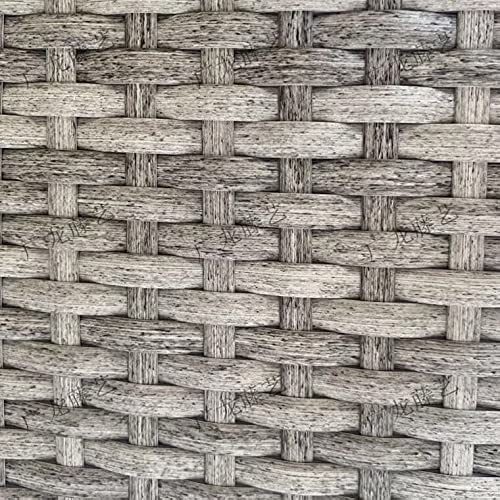 CTK Gray Wood Grain Wicker Repair Kit for Outdoor Patio Furniture - All-Weather Wicker Knitting Tools for Tables & Chairs - Perfect for DIY Home Decor and Garden Furniture Restoration