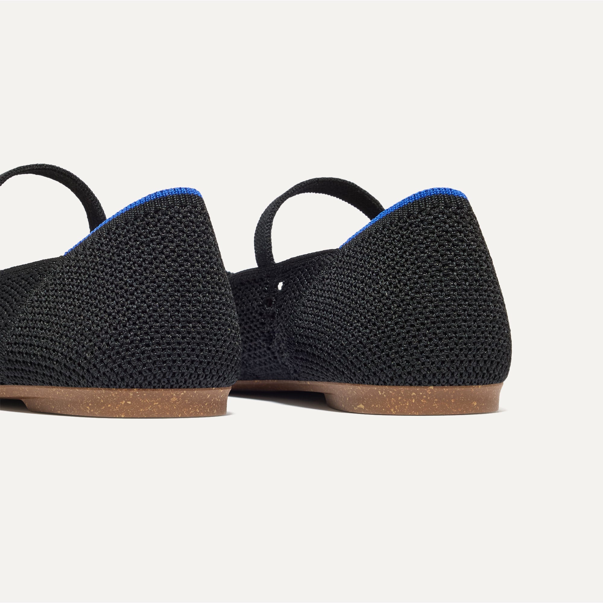 The Point Mary Jane II Black Crochet Shoes - Elegant Women's Flats for Casual & Office Wear - Comfortable & Stylish Footwear for Everyday Use