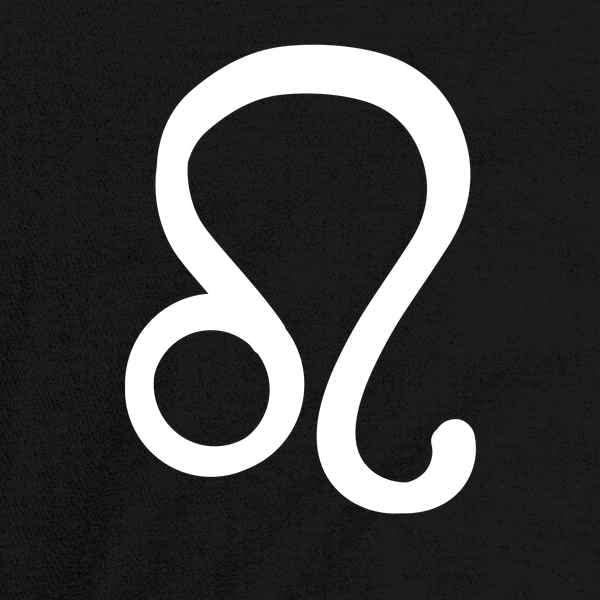 Leo Zodiac Astrology Symbol T-Shirt for Men | Horoscope Graphic Tee | Pop Threads | Perfect for Casual Wear, Gifts & Astrology Enthusiasts