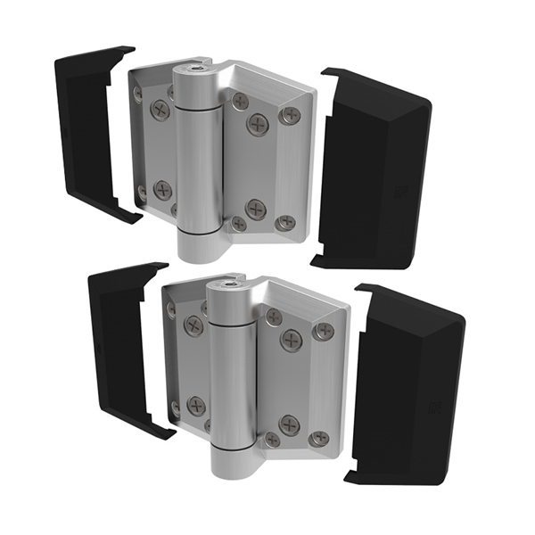 Polaris 156 Soft Close Hinge - Pair of 2, Surface Mount Cabinet Hinges for Smooth & Quiet Closing - Perfect for Kitchen Cabinets, Bathroom Vanities & Furniture Doors