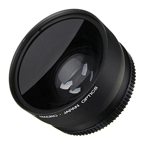 MASUNN 58mm 0.45X Wide Angle & Macro Lens for Canon EOS 350D 400D 450D 500D 1000D 550D 600D 1100D DSLR Cameras - Perfect for Travel Photography, Close-up Shots & Vlogging