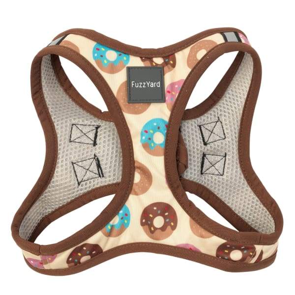 Fuzzyard Go Nuts Dog Step-in Harness - Adjustable Pet Vest with Reflective Strips (6 Sizes) for Small to Large Dogs - Perfect for Walking, Hiking & Outdoor Adventures