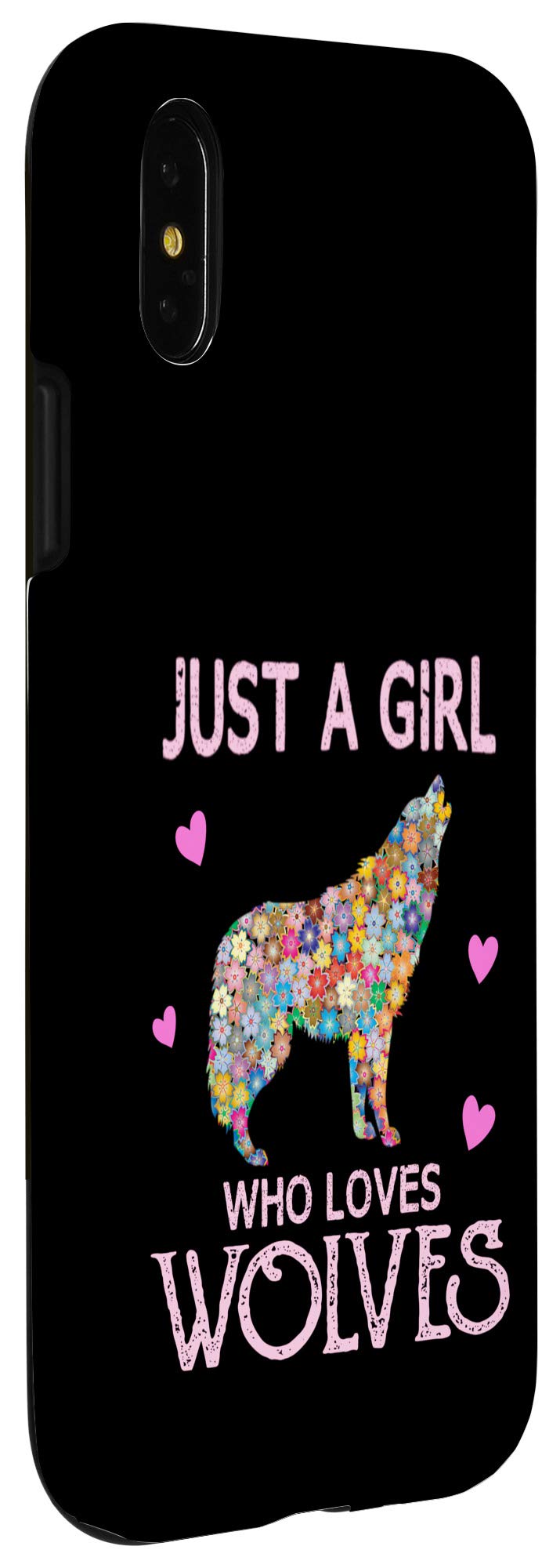 iPhone X/XS Case for Women & Teens - Wolf Lover Design - Perfect Gift for Girls Who Love Wolves - Ideal for Daily Use, School & Outdoor Activities