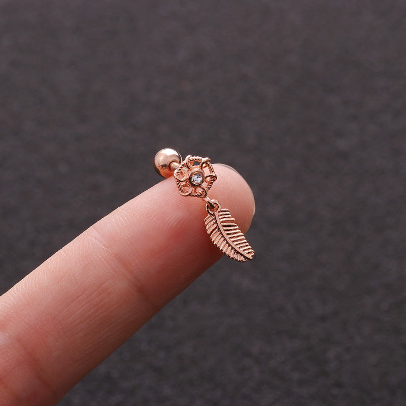 16G Cartilage Tiny Stud Earrings - Dreamcatcher Earrings for Women | HSPJ1957 | Perfect for Daily Wear, Parties & Gifts