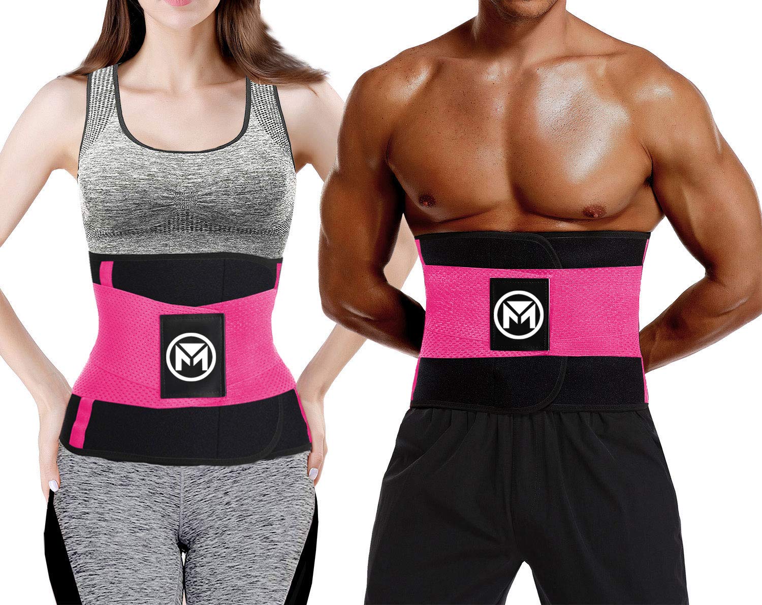 Moolida Waist Trainer Belt for Women & Men - Slimming Waist Trimmer, Workout Belt, Back Support for Fitness & Posture Correction - Perfect for Gym, Running, Weight Loss & Daily Wear