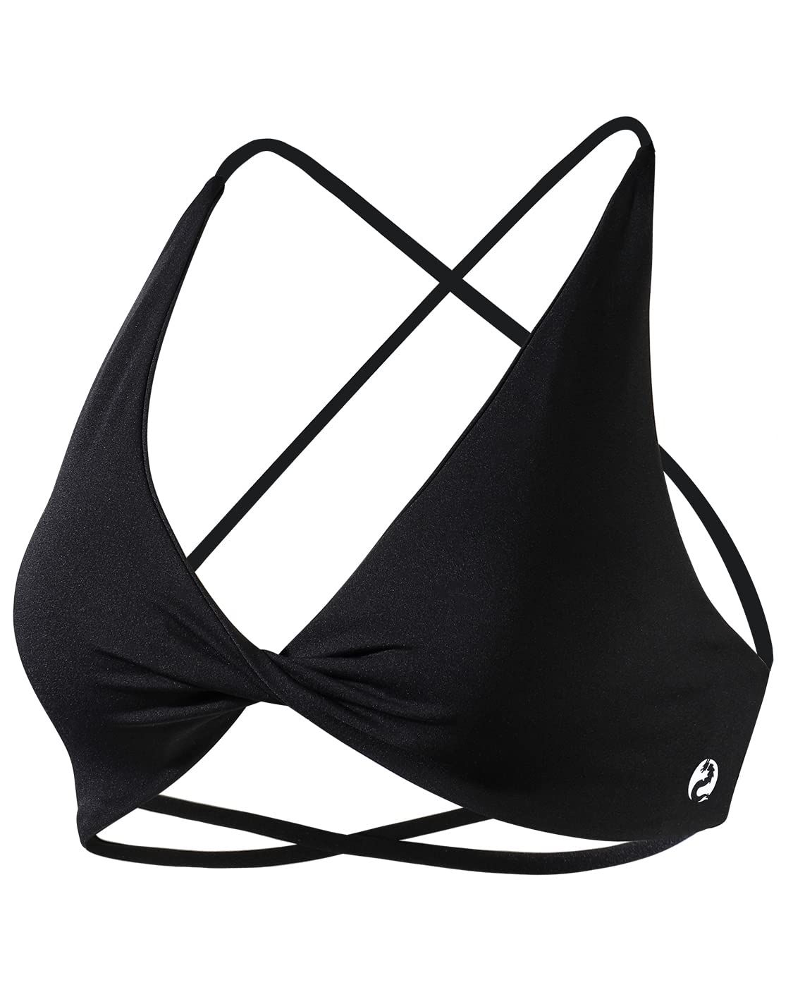 Aurola Venus Women's Sports Bra - Backless Strappy Workout Bra for Yoga & Gym