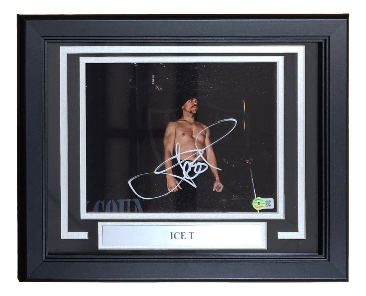 Ice T Signed Framed 8x10 Photo - Authentic Autographed Memorabilia - Perfect for Music Fans & Collectors - Great Gift for Home or Office Decor